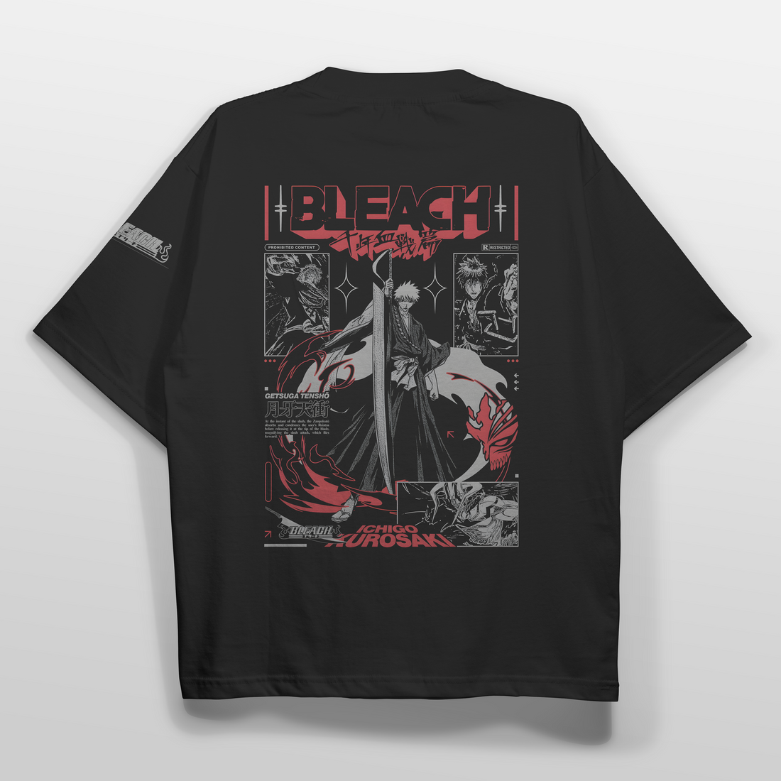 Bleach Desinged T-Shirt By Zanfith